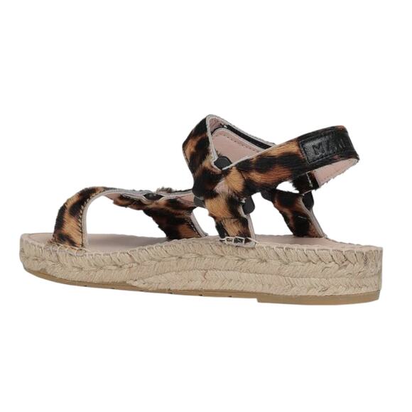 Manebi Women's Brown Leopard Espadrille Sandal Shoe Sz US 9 / EU 40 MSRP $185 - Picture 2 of 9